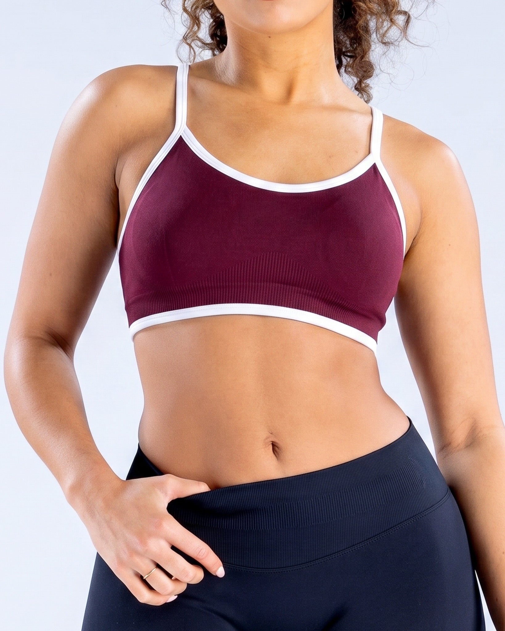 Peto Top Deportivo Seamless Bicolor Mujer  Fitness - YJ345