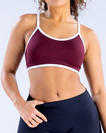 Peto Top Deportivo Seamless Bicolor Mujer  Fitness - YJ345