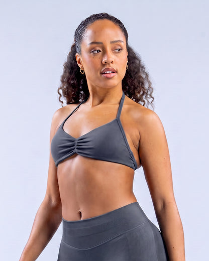 Top Sujetador Deportivo Halter Mujer con Espalda Descubierta - YJ332