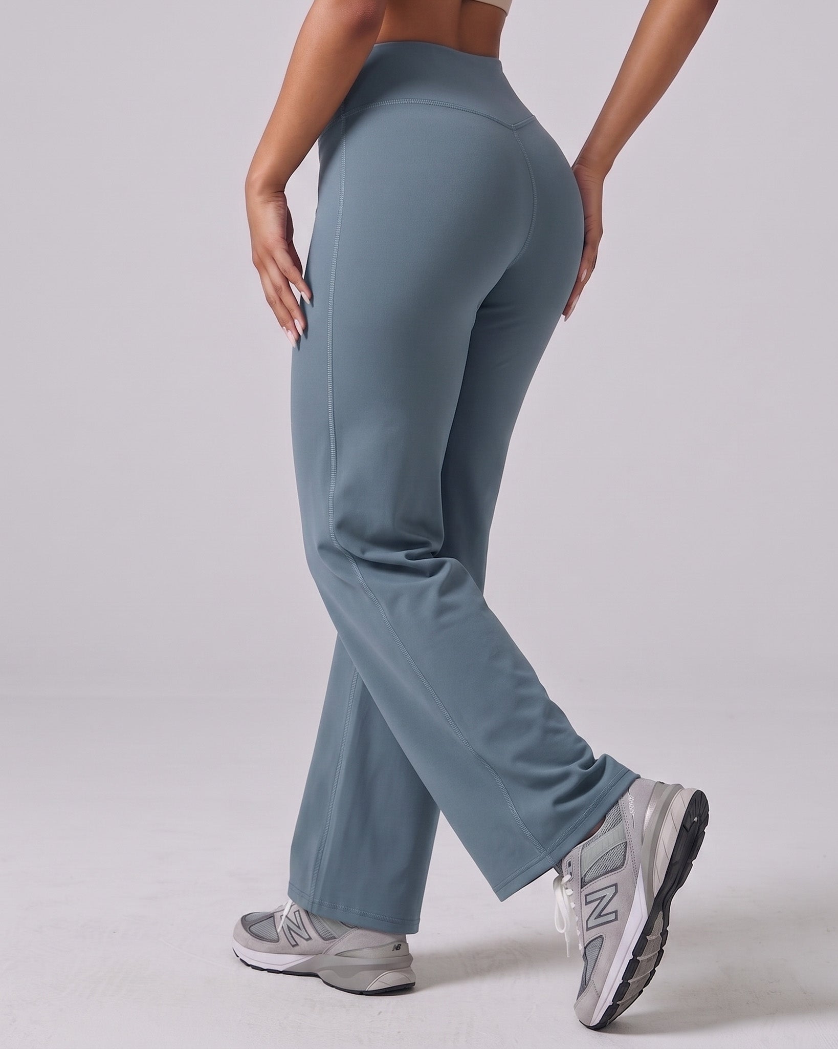 Pantalon Palazzo Baggy Mujer Tiro Alto Calidad Pro -A344