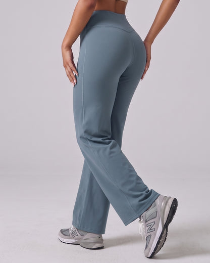 Pantalon Palazzo Baggy Mujer Tiro Alto Calidad Pro -A344