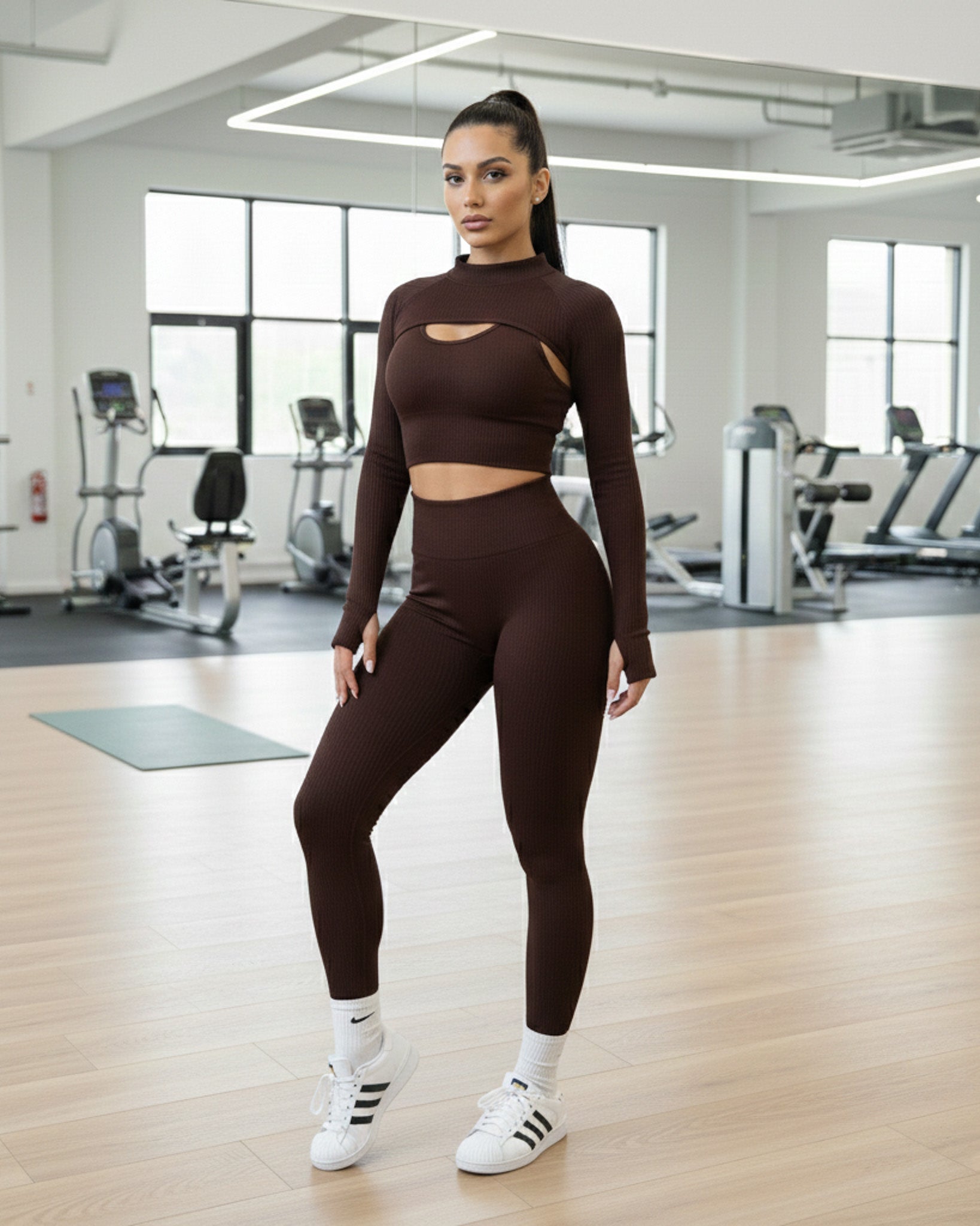 Conjunto Deportivo Mujer / 3 Piezas - Calidad 100% Premium - YJ216