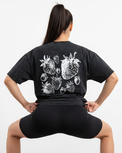 Polera Oversize para Dama Pre Lavado Manga Corta - ZM2527