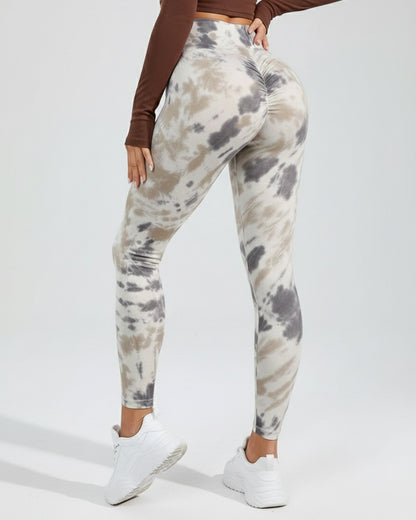 Leggings Calzas Deportivas Manchada Push Up An007