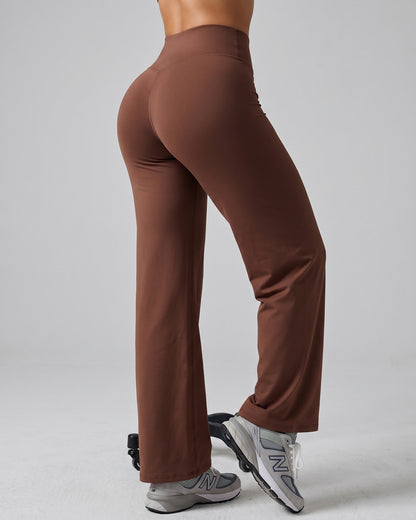 Pantalon Palazzo Baggy Mujer Tiro Alto Calidad Pro -A344