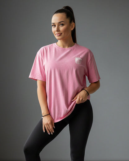 Polera Oversize para Dama Pre Lavado Manga Corta - ZM2527