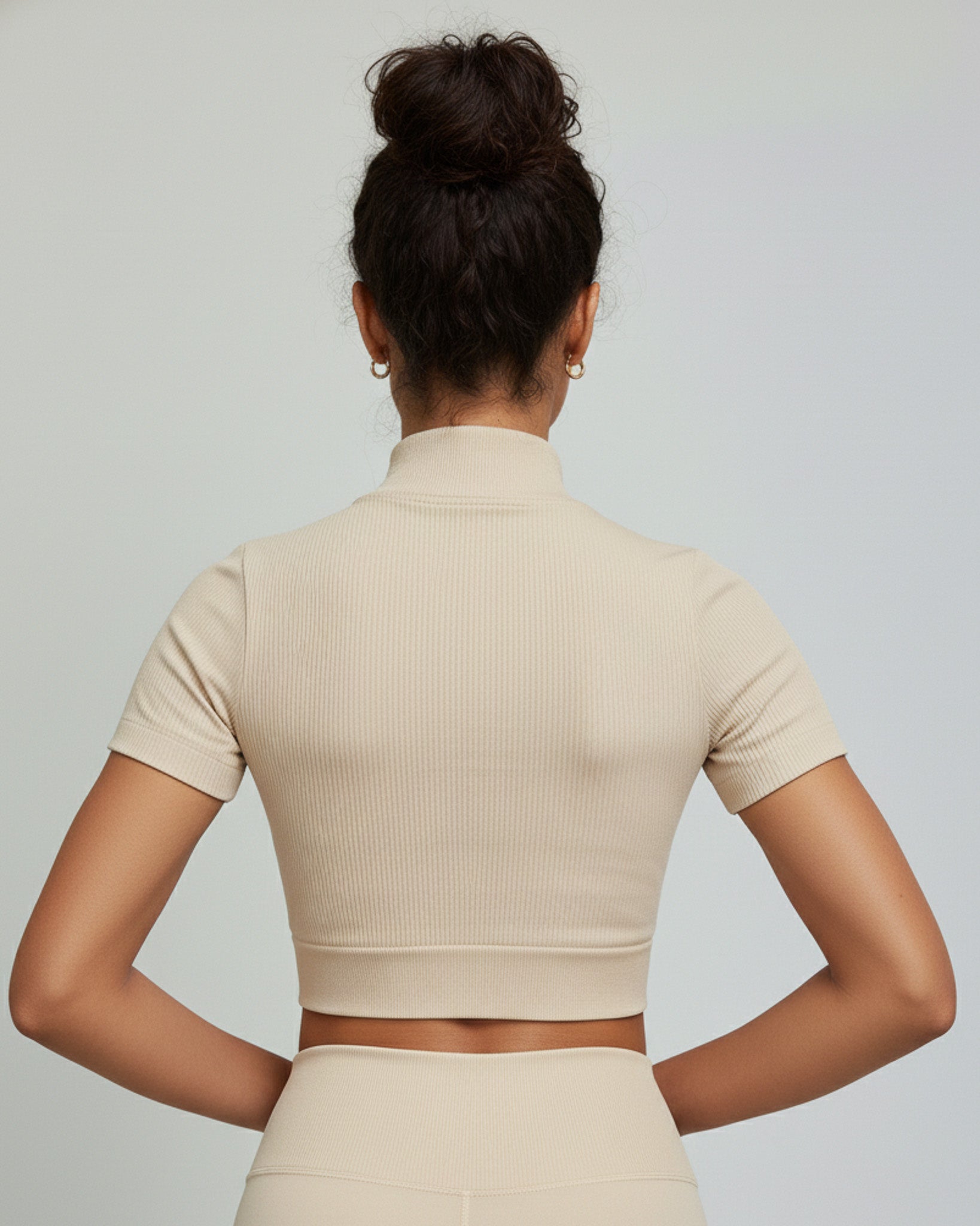 Peto Deportivo Mujer con Cuello Mao y Cierre - YJ265