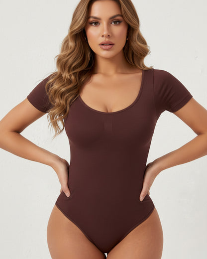 Body Moldeador para Mujer con Mangas Cortas- YY631