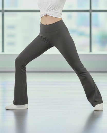 Calza Deportiva Mujer Flare Tiro Alto Elasticada Fitness - JC527034