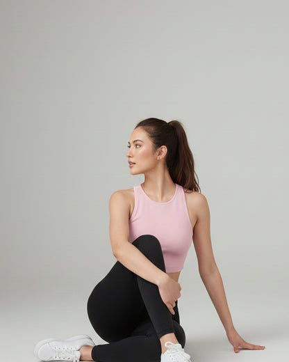 Peto Sostén Mujer Deportivo Elasticado Acanalado Yj143
