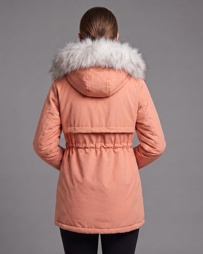Parka con Capucha Ajustable para Mujer - ENC1741