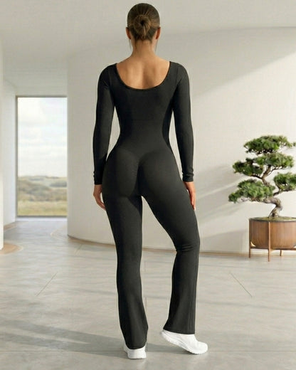 Enterizo Deportivo For Mujer Flare con Push Up Seductor - YJ308