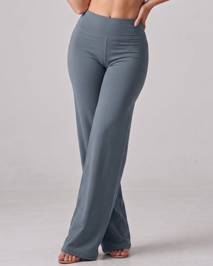 Pantalon Palazzo Baggy Mujer Tiro Alto Calidad Pro -A344