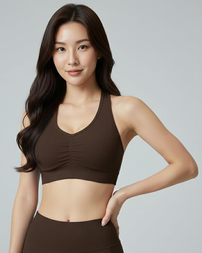 Sujetador Deportivo Mujer con Tirantes en la Espalda - Peto - YJ294