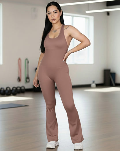 Enterizo Deportivo Flare y con Escote Atractivo - YJ249