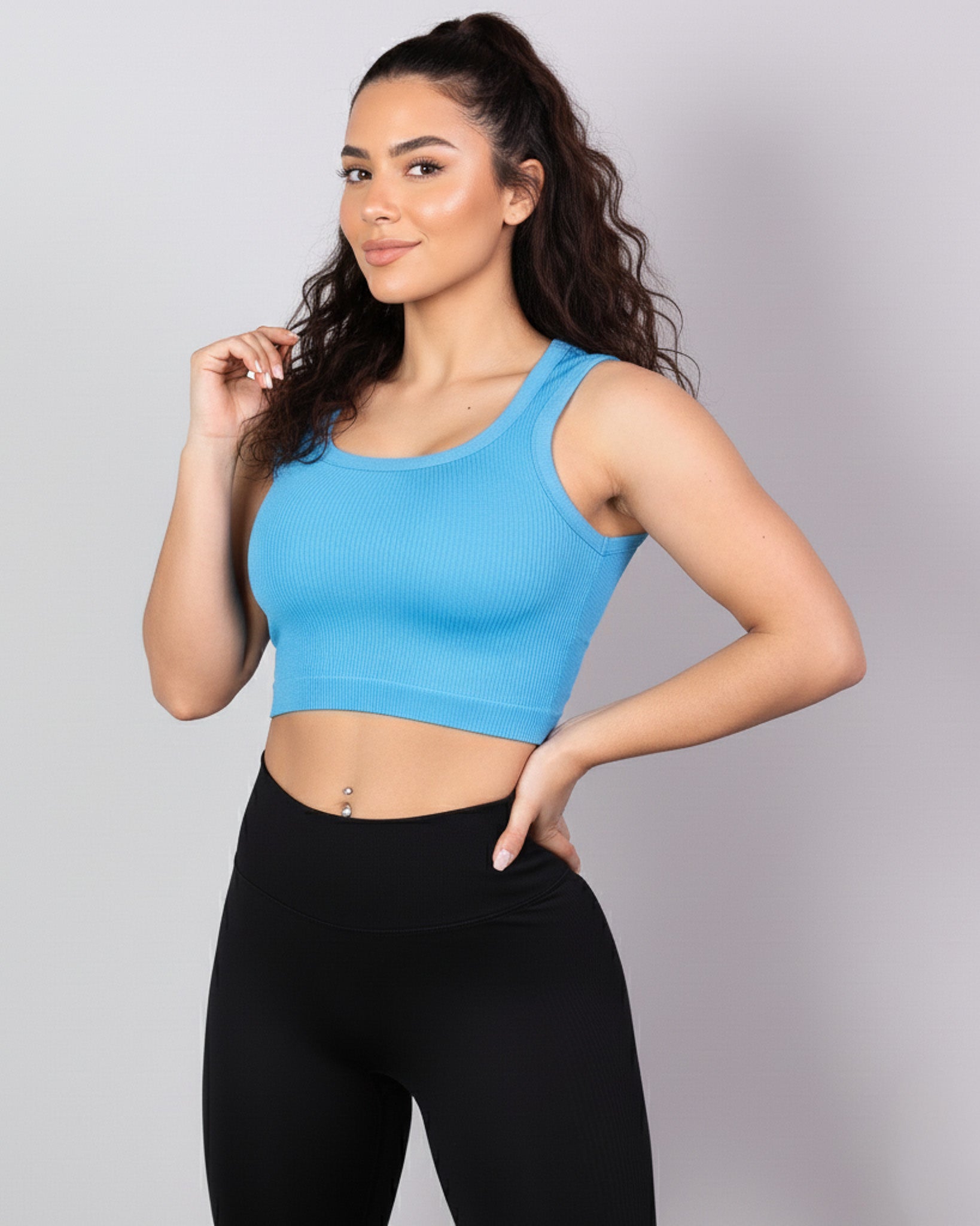 Peto Deportivo De Escote Cuadrado FitShape - YY609