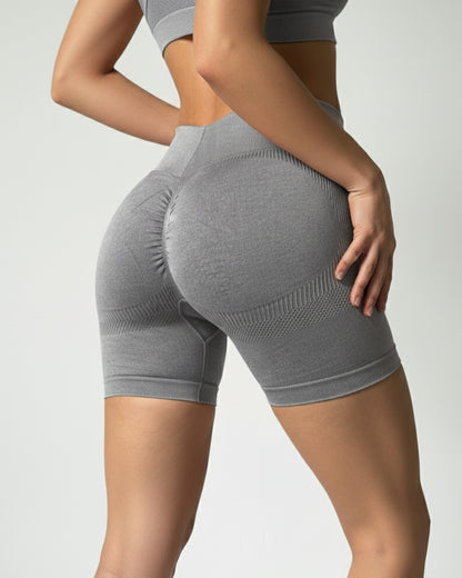 Short Deportivo para Mujer Prelavado con Push Up - YJ276