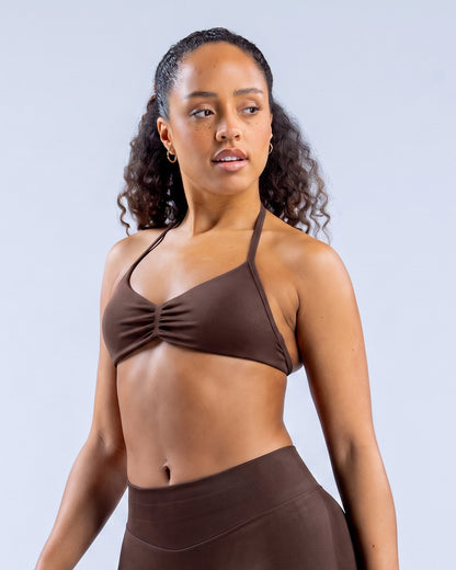 Top Sujetador Deportivo Halter Mujer con Espalda Descubierta - YJ332
