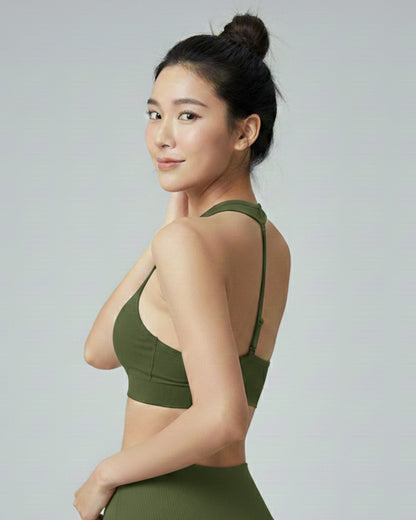 Sujetador Deportivo Mujer con Tirantes en la Espalda - Peto - YJ294