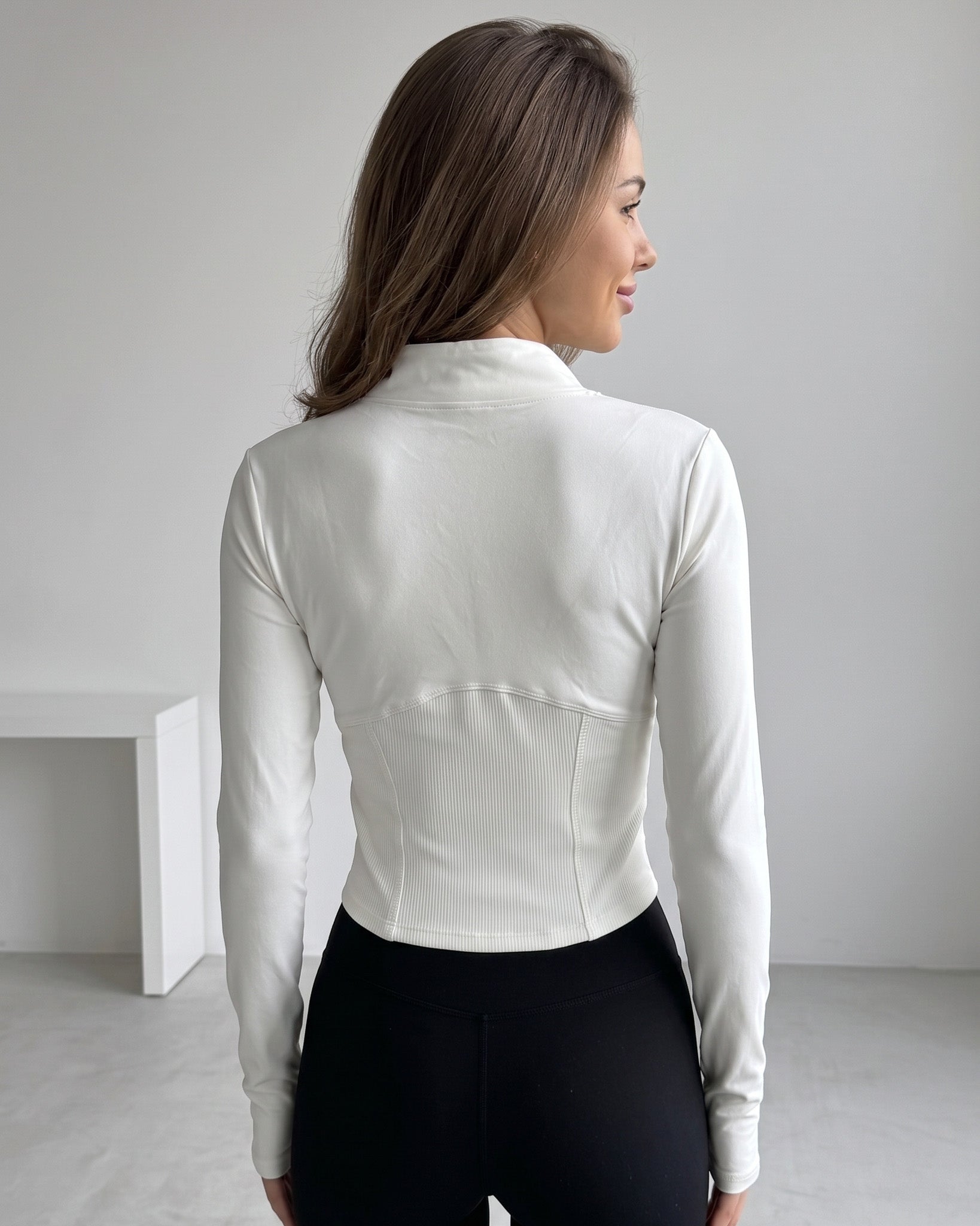 Chaqueta Deportiva Slim Fit Con Cierre Para Mujer Gym - JYT050