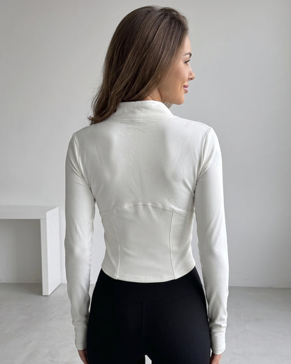 Chaqueta Deportiva Slim Fit Con Cierre Para Mujer Gym - JYT050