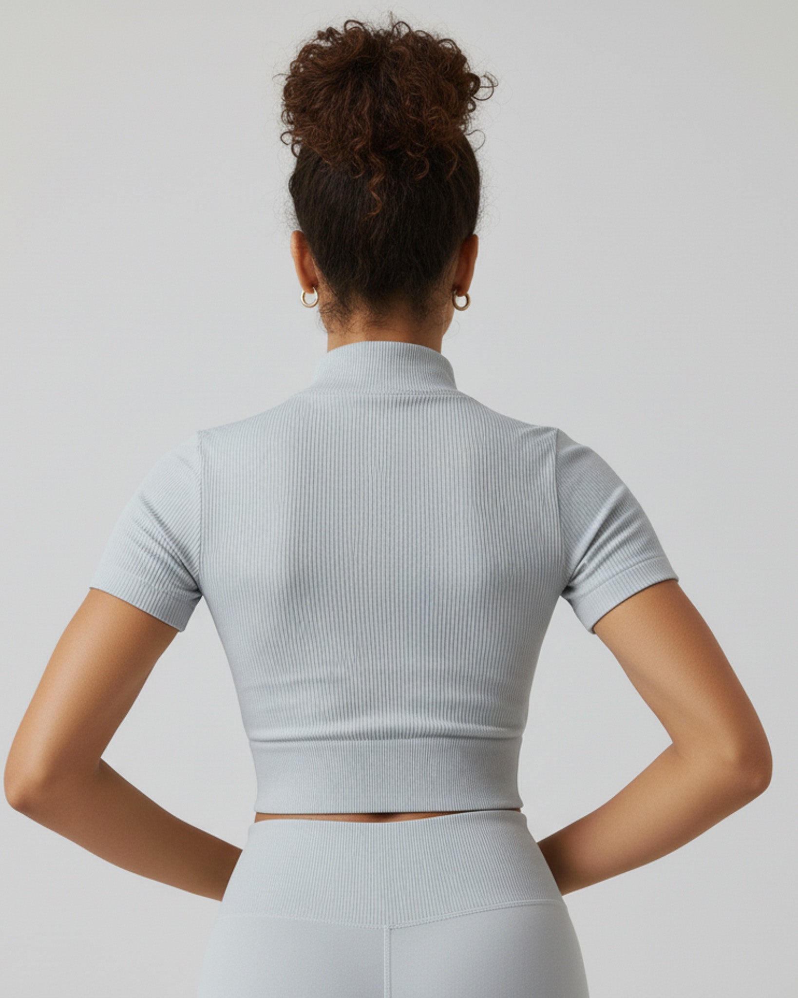 Peto Deportivo Mujer con Cuello Mao y Cierre - YJ265