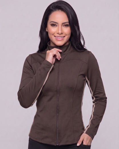 Chaqueta Térmica Modeladora Chiporro Calce Slim Lineas Negras - JYT047