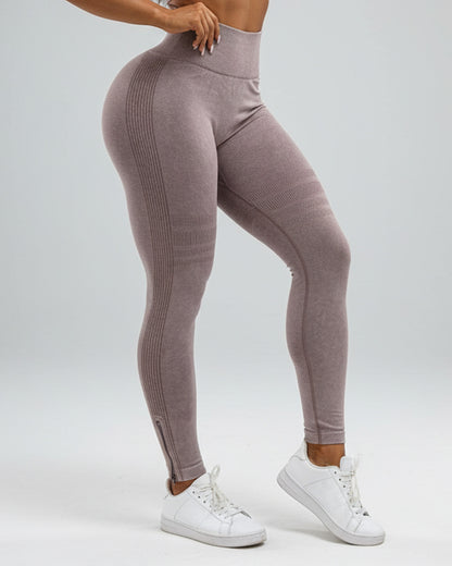 Calza Deportiva con Push Up Moldeadora y Cierre en el Tobillo - YJ301
