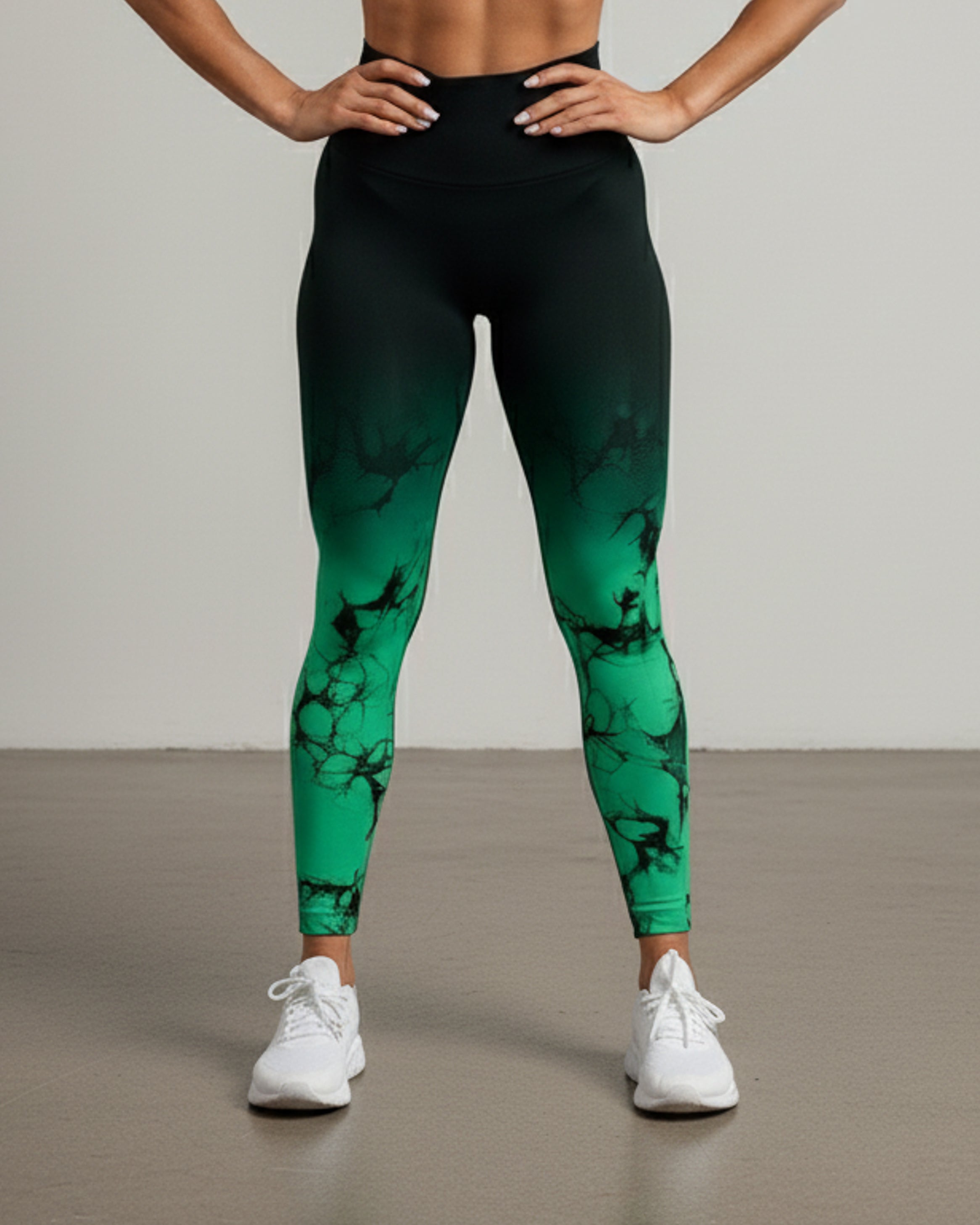 Leggings De Yoga Sin Costuras Con Estampado - Nk010