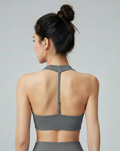 Sujetador Deportivo Mujer con Tirantes en la Espalda - Peto - YJ294