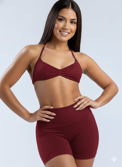 Conjunto Deportivo de 2 piezas Peto y Short con Push Up - YJ287