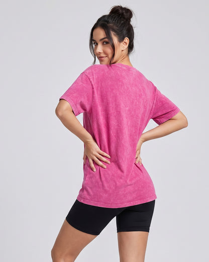 Polera Oversize Gym Time - Look Retro Aesthetic Prelavada - A366