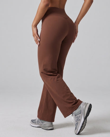 Pantalon Palazzo Baggy Mujer Tiro Alto Calidad Pro -A344