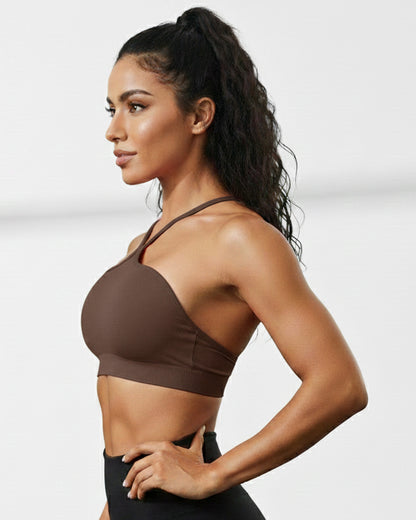 Peto Sujetador Deportivo Mujer Con Tirantes Fresco - YJ278