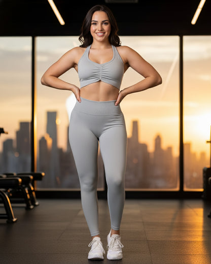 Conjunto Largo Corte V Push Up Premium - Yj164