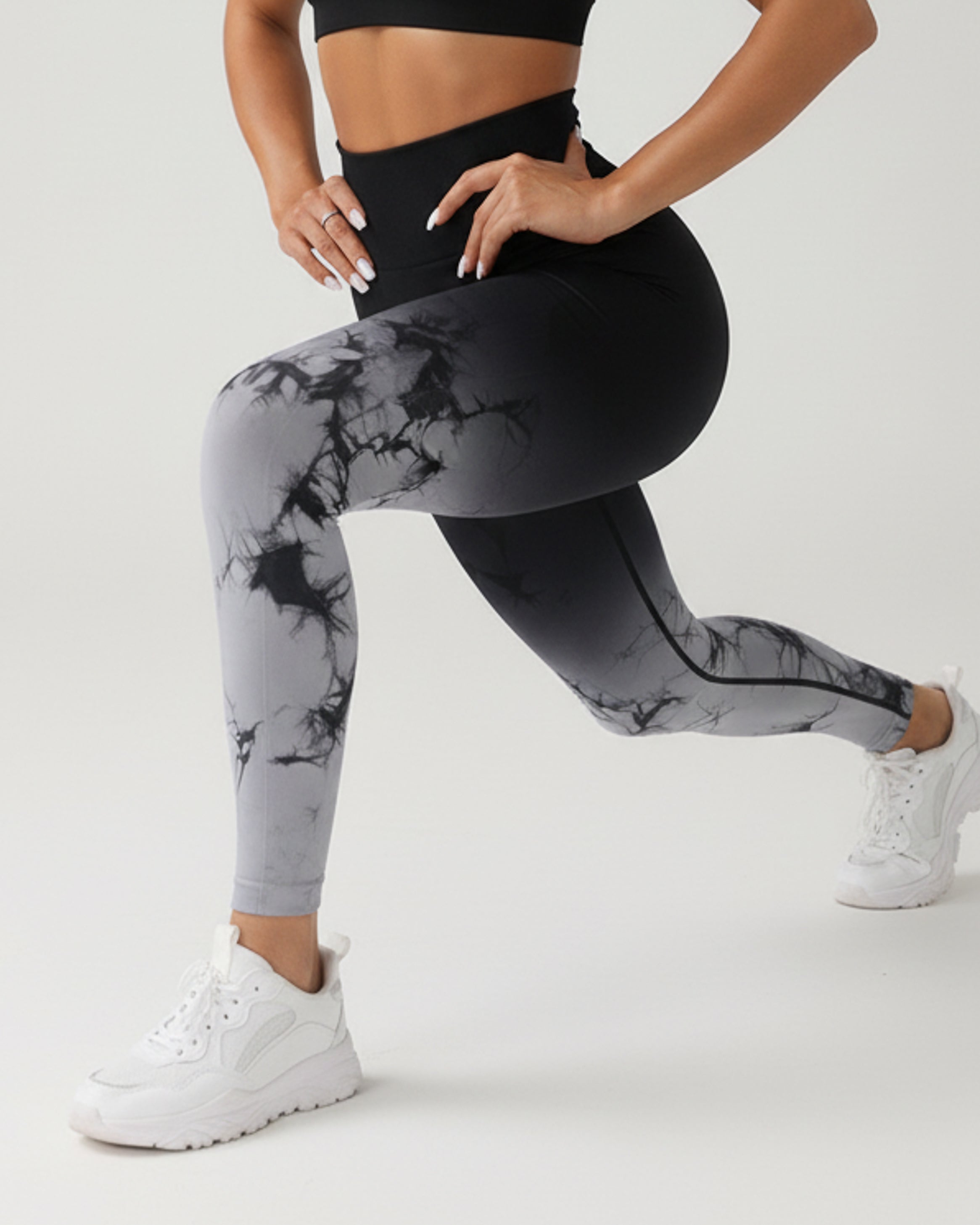 Leggings De Yoga Sin Costuras Con Estampado - Nk010