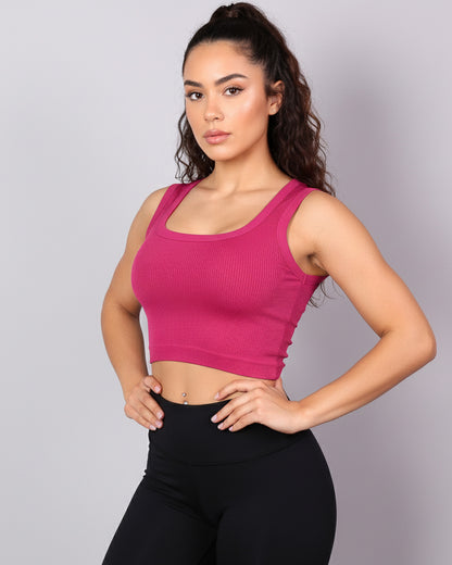 Peto Deportivo De Escote Cuadrado FitShape - YY609