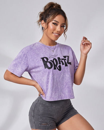 Polera Mujer Bratz - Look Retro Gym Prelavada Sport - A365