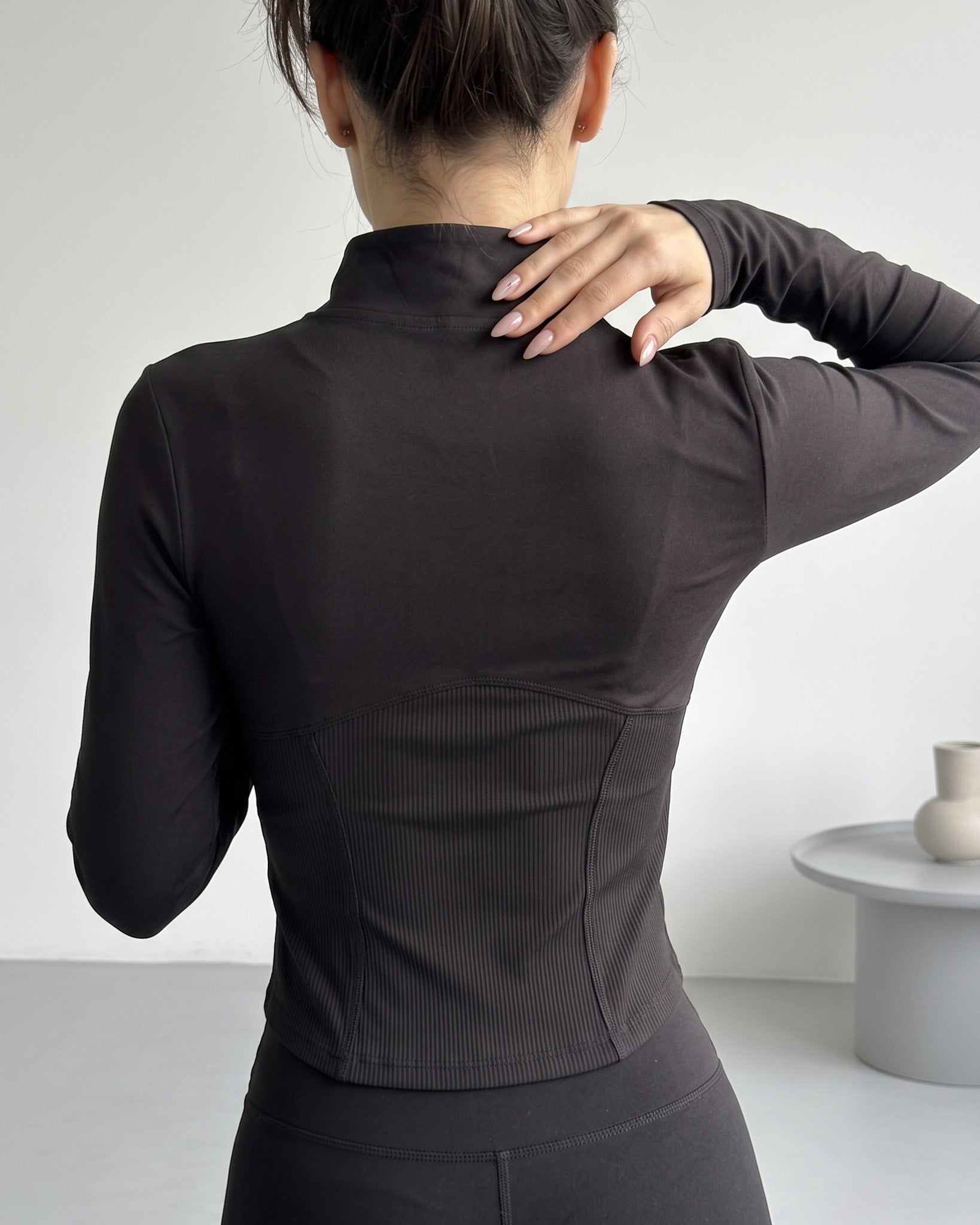 Chaqueta Deportiva Slim Fit Con Cierre Para Mujer Gym - JYT050
