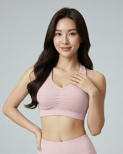 Sujetador Deportivo Mujer con Tirantes en la Espalda - Peto - YJ294