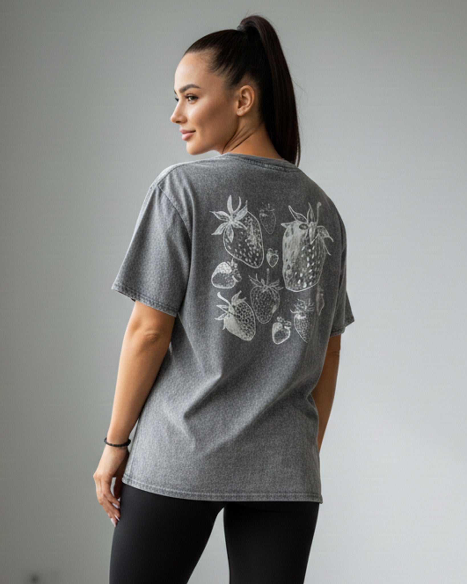 Polera Oversize para Dama Pre Lavado Manga Corta - ZM2527