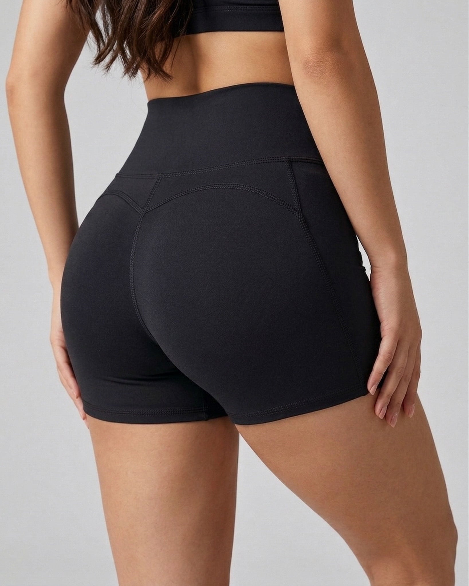 Short Efecto Pum Pum Corazón Realce Extremo y Tiro Alto - A351