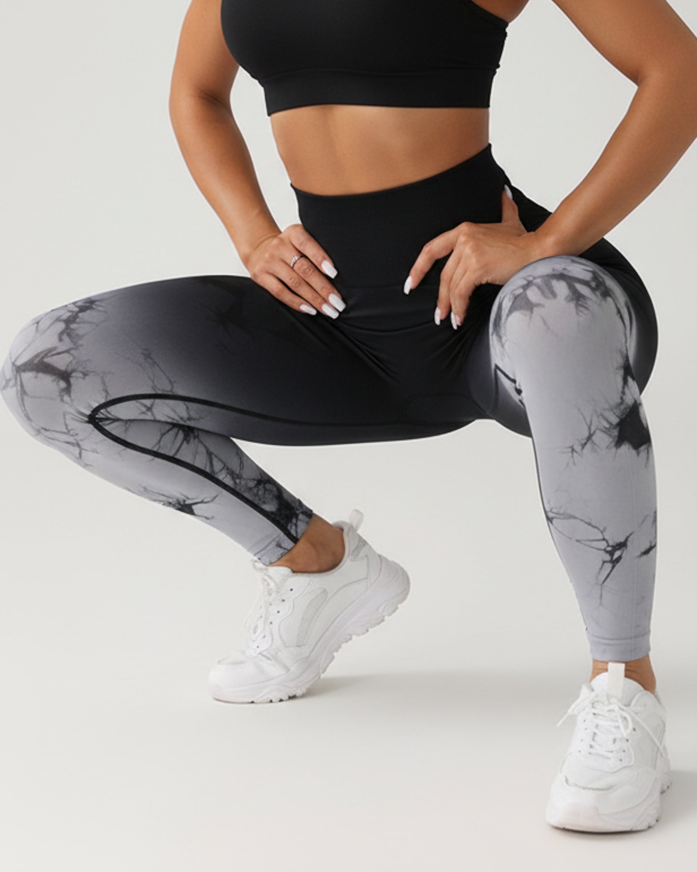 Leggings De Yoga Sin Costuras Con Estampado - Nk010
