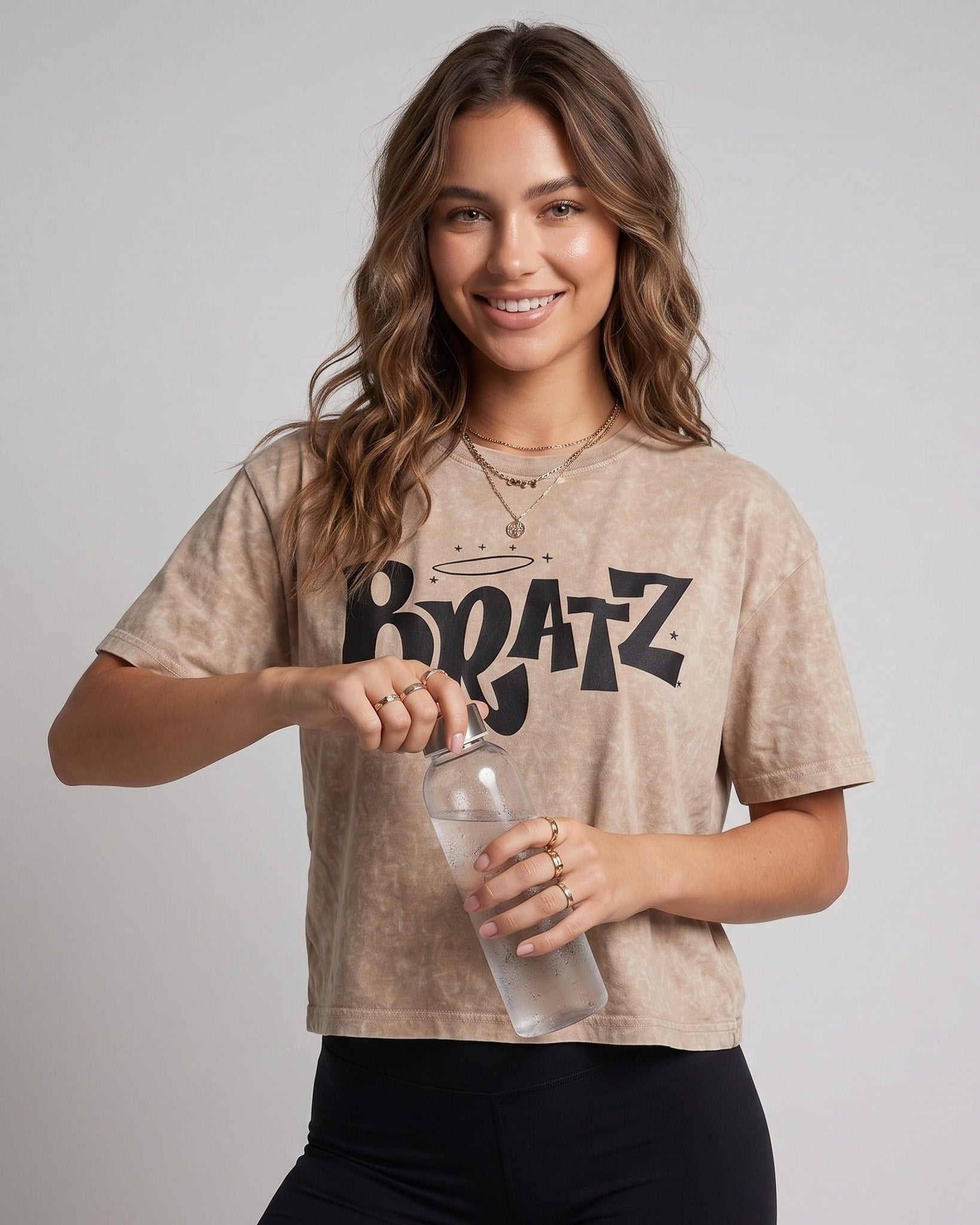 Polera Mujer Bratz - Look Retro Gym Prelavada Sport - A365