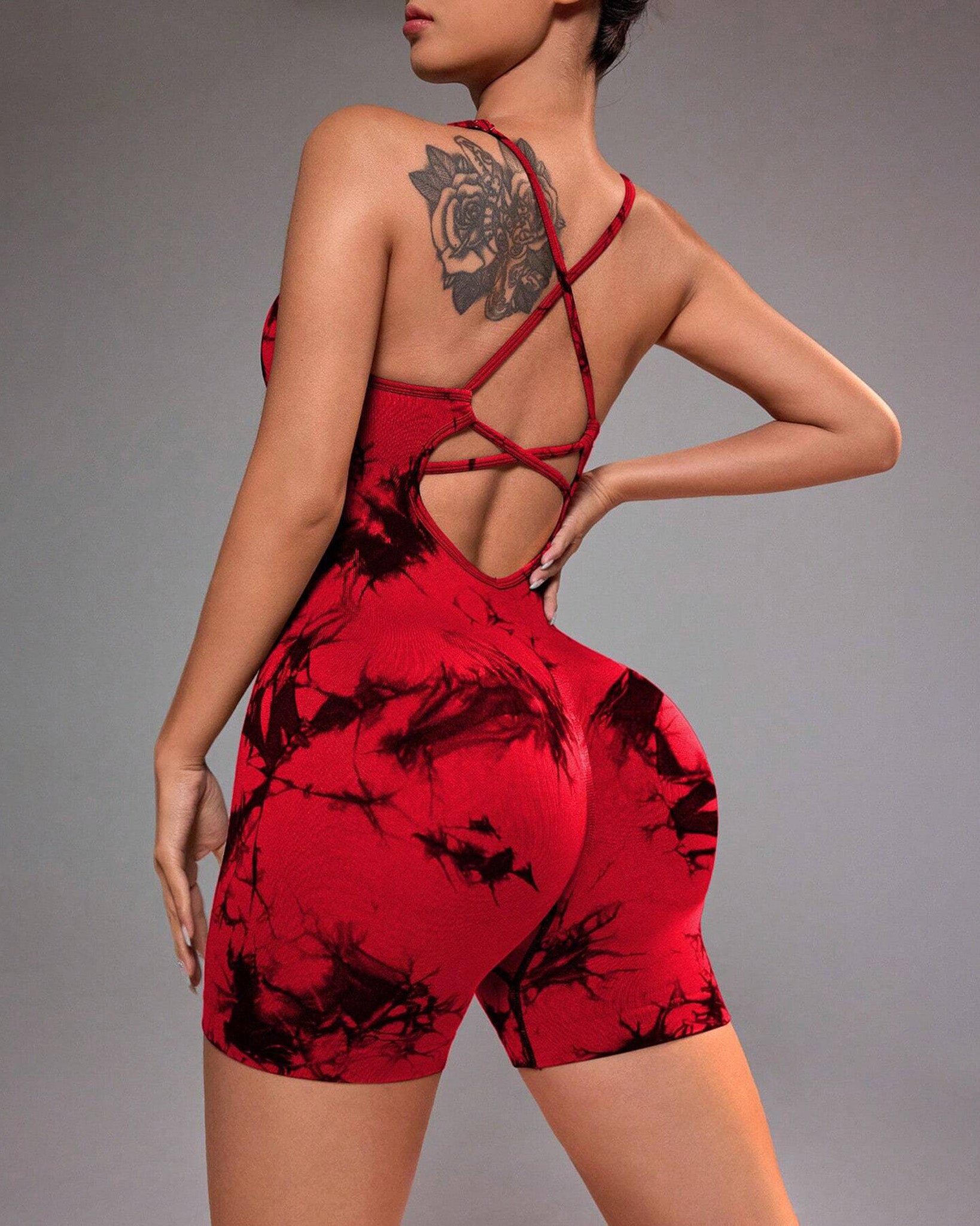 Mono Enterito Corto Push Up Para Mujer Faja Deportiva Bx113