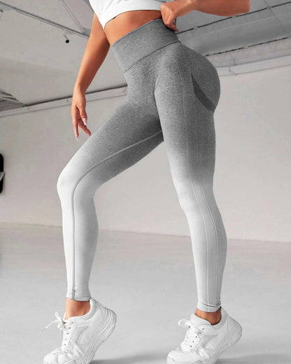 Calza Deportiva Bicolor Push Up Levanta gluteo