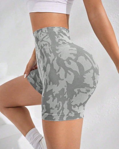 Short Deportivo Mujer Animal Print Moda Levanta Cola Push Up - YY362