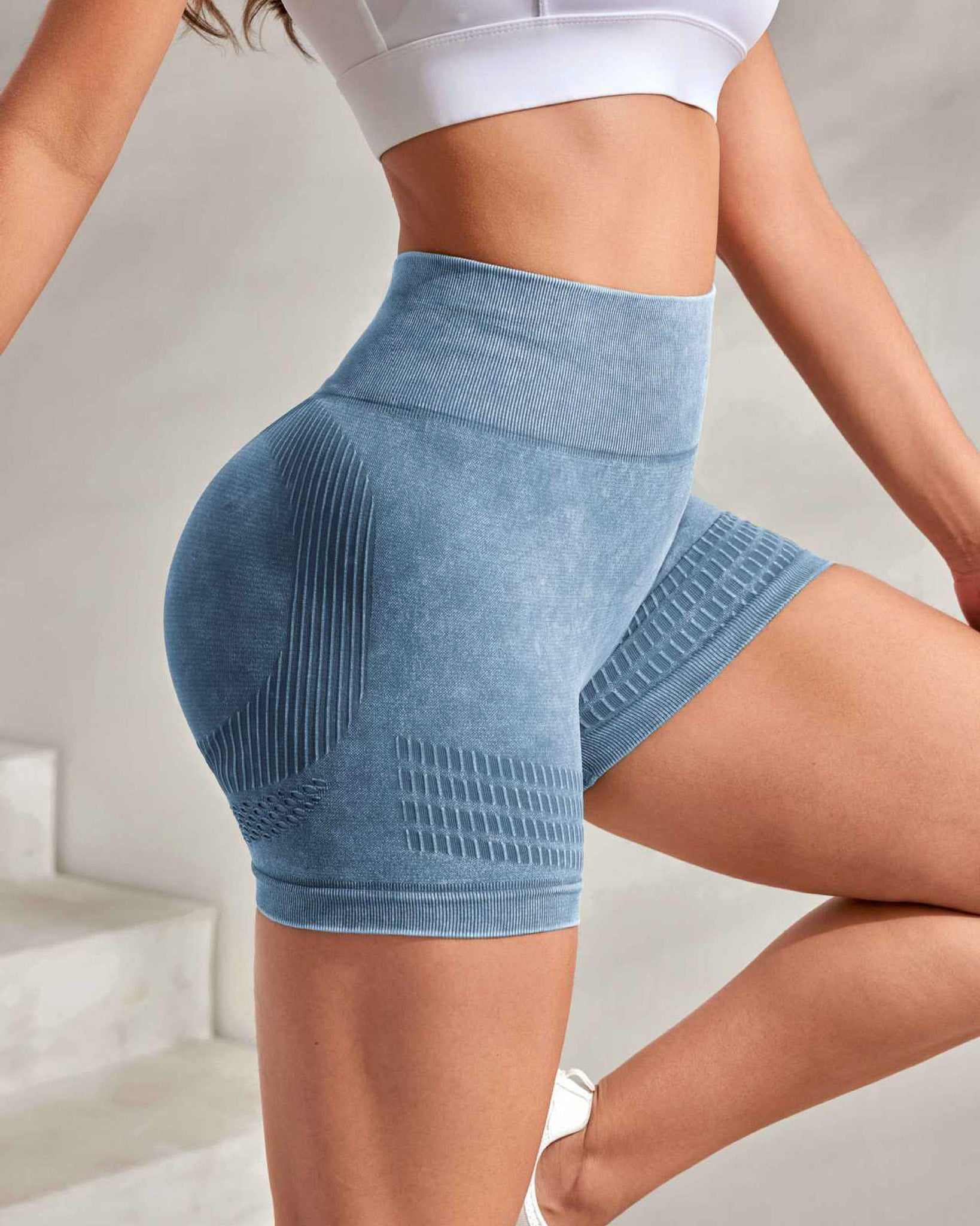 Pack3 Short Deportivo Mujer Leggings De Cintura Alta - Bx110