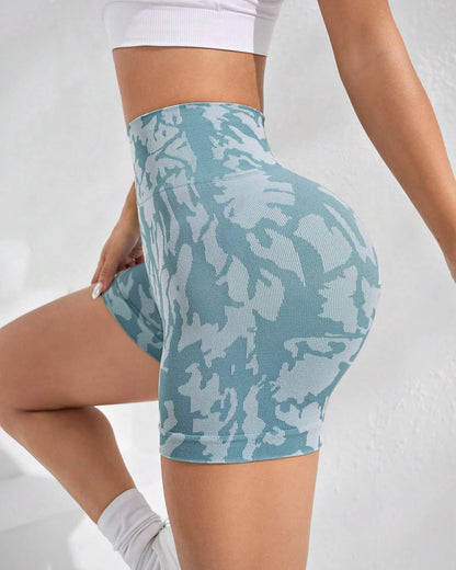 Short Deportivo Mujer Animal Print Moda Levanta Cola Push Up - YY362