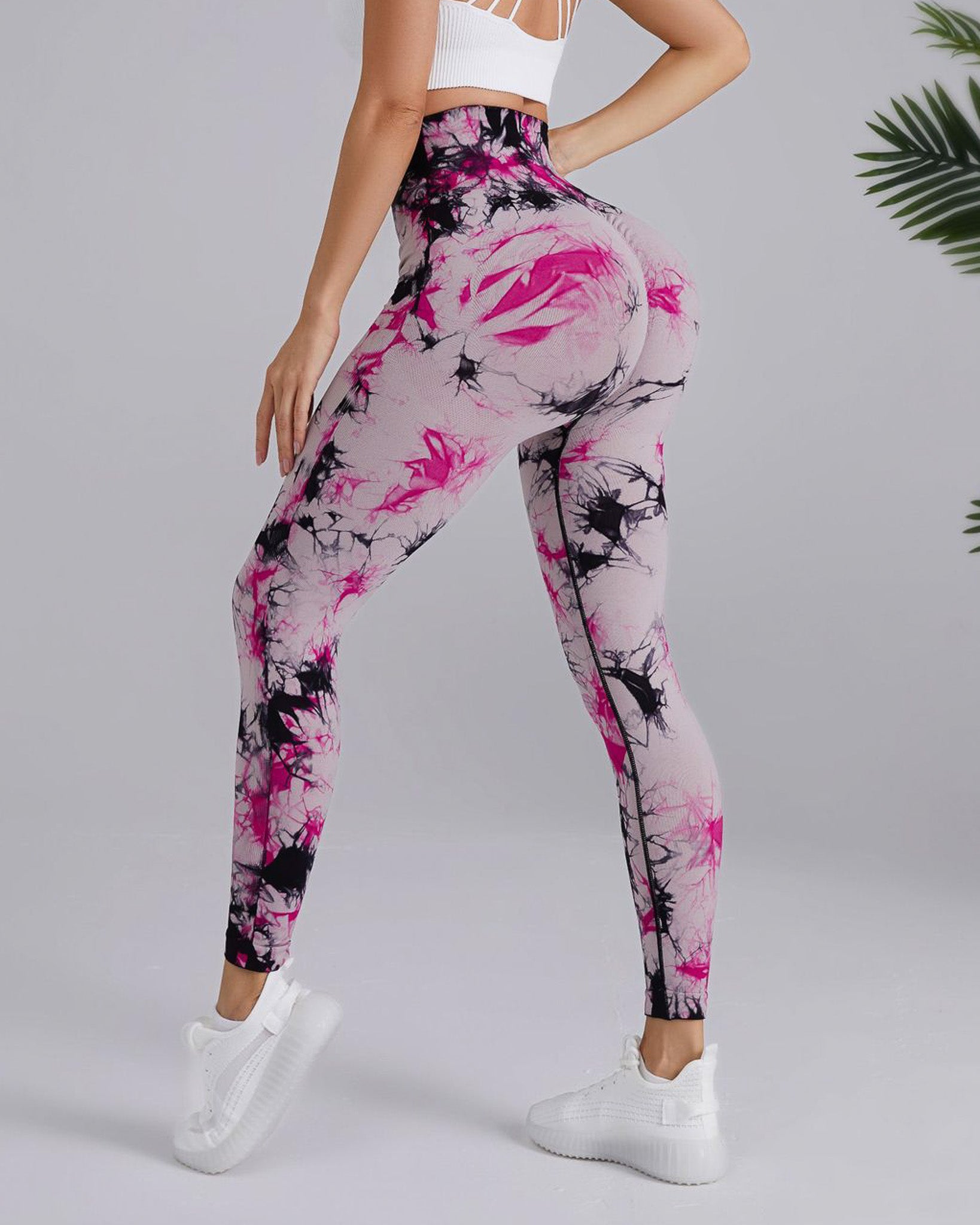 Calzas Deportiva Sin Costura Con Efecto Push Up